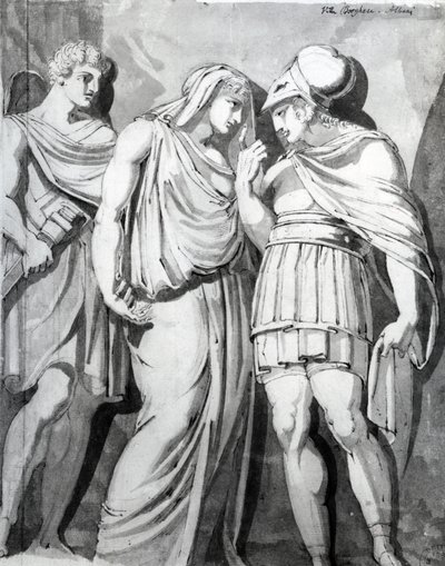 Zethos, Antiope and Amphion by Johann Heinrich Füssli